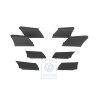 VW Originale 1 Set Mascherine Per Volante Nero - 1K0498685A E74