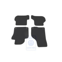 VW Originale 1 Set Di Tappetini Nero/Grigio Argento - 1K1863011R RII