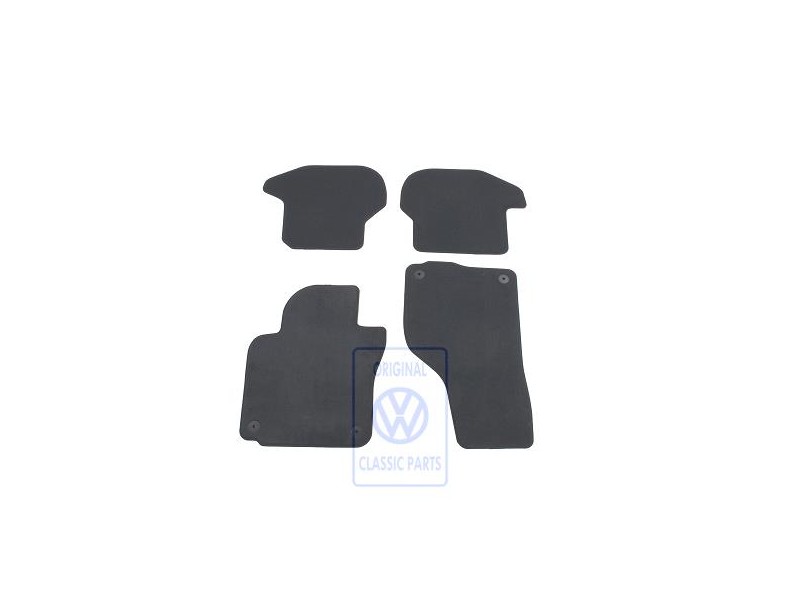 VW Originale 1 Set Di Tappetini Nero - 1Q1863011C WGK