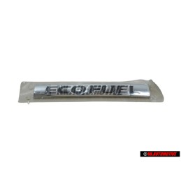 VW Originale ECO FUEL Posteriore Logo Emblema Scritta Cromo - 1S6853675A FXC