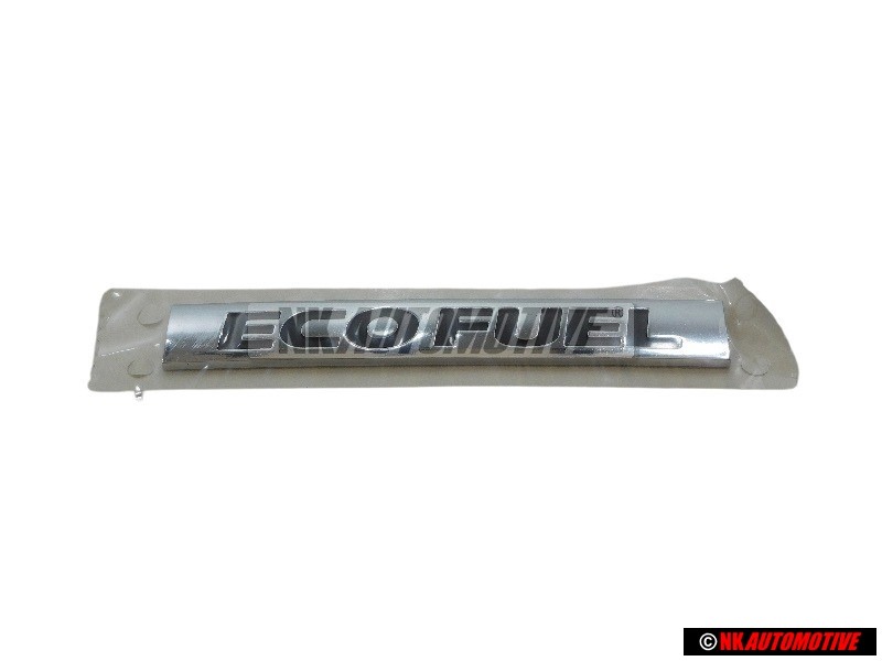 VW Originale ECO FUEL Posteriore Logo Emblema Scritta Cromo - 1S6853675A FXC