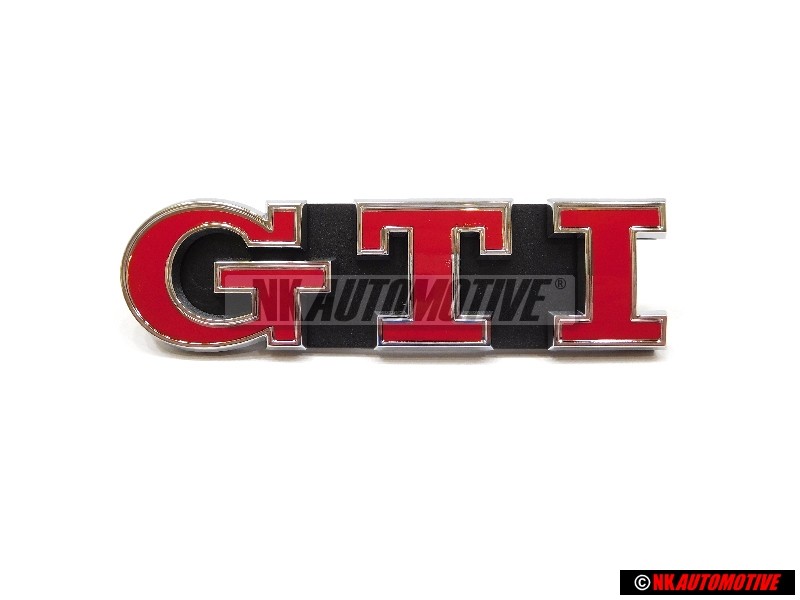 VW Originale GTI Fronte Logo Emblema Scritta Rosso - 5G0853675AFJZQ