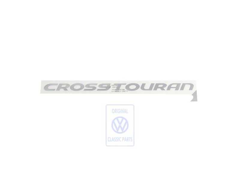 VW Originale Foglio Decorativo Argento - 1T0853423A 1W4