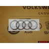 Audi Originale Anelli Posteriore Logo Emblema Simbolo Cromo - 8K9853742A 2ZZ