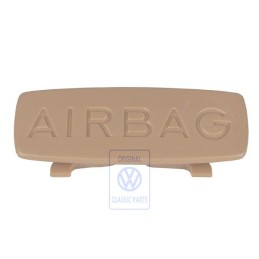VW Originale Mascherina Con Emblema Pure Beige - 1T0853437B 7G8