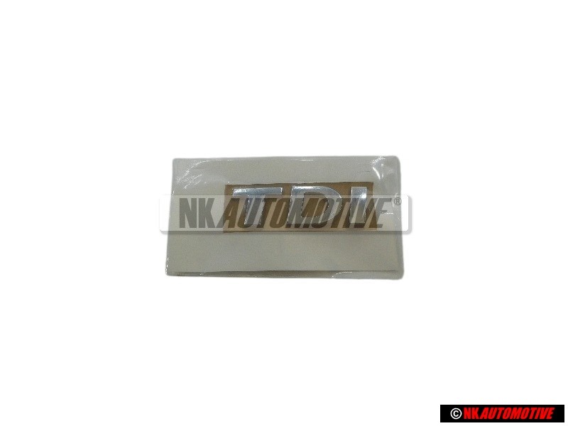 VW Originale TDI Posteriore Logo Emblema Scritta Cromo - 1T0853675AC739