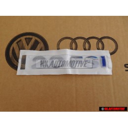 VW Originale 2.0 FSI Posteriore Logo Emblema Scritta Cromo Blu - 1T0853675 HCE
