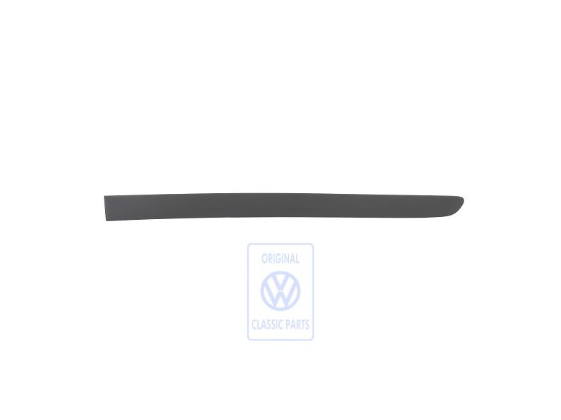 VW Originale Modanatura Per Porta Nero Satinato - 1T0853753B 9B9