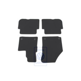 VW Originale 1 Set Di Tappetini Nero/Grigio Argento - 1T2863011E RII