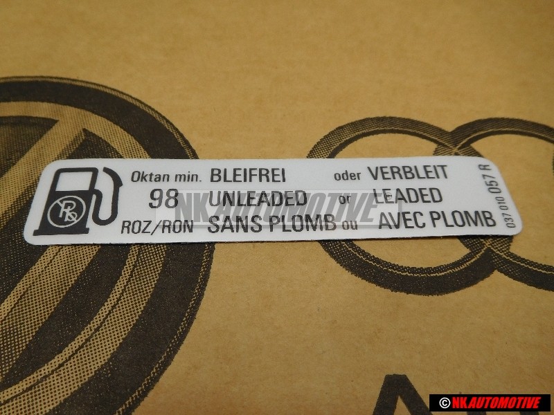 VW Originale Etichetta '98 Roz/Ron' - 036000263