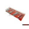 VW Originale GTI Posteriore Logo Emblema Scritta Cromo Rosso - 377853687CK