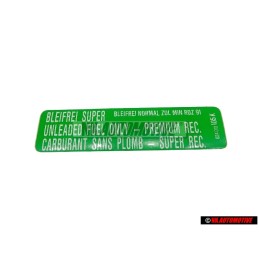 VW Originale Etichetta Min. Roz. 