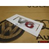 VW Originale V6 Posteriore Logo Emblema Scritta Cromo Rosso - 1J0853675H GQF