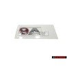 VW Originale V6 Posteriore Logo Emblema Scritta Cromo Rosso - 1J0853675H GQF