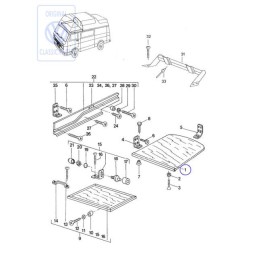 VW Originale Piano Letto - 281070705A
