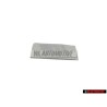 Audi Originale S4 Posteriore Logo Emblema Scritta Cromo Rosso - 8D0853737B 2ZZ