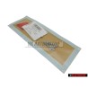 Audi Originale RS4 Posteriore Logo Emblema Scritta Cromo Rosso - 8H0853740 2ZZ