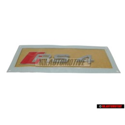 Audi Originale RS4 Posteriore Logo Emblema Scritta Cromo Rosso - 8H0853740 2ZZ