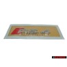 Audi Originale RS4 Posteriore Logo Emblema Scritta Cromo Rosso - 8H0853740 2ZZ