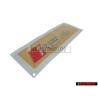 Audi Originale RS4 Posteriore Logo Emblema Scritta Cromo Rosso - 8H0853740 2ZZ