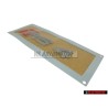 Audi Originale RS4 Posteriore Logo Emblema Scritta Cromo Rosso - 8H0853740 2ZZ