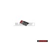 Audi Originale S8 Fronte Logo Emblema Scritta Nero Cromo Rosso - 4D0853736D 2ZZ