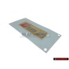 Audi Originale RS4 Lato Logo Emblema Simbolo Cromo Rosso - 8E0853601
