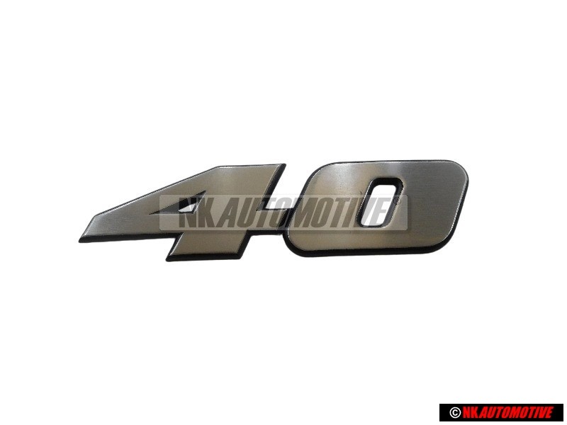 VW Originale LT40 Fronte Logo Emblema Scritta Argento Spazzolato - 291853687AG