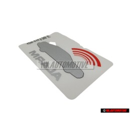 Audi Originale Etichetta 'Alarm' - 443010026F