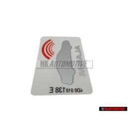 Audi Originale Etichetta 'Alarm' - 443010026F