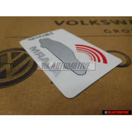 VW Originale Etichetta 'Alarm' - 443010112Q