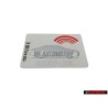 Audi Originale Etichetta 'Alarm' - 443010026J