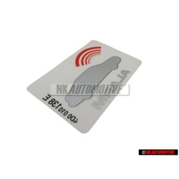 Audi Originale Etichetta 'Alarm' - 443010026J