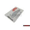 Audi Originale Etichetta 'Alarm' - 443010026J