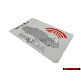 Audi Originale Etichetta 'Alarm' - 443010026J