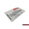 Audi Originale Etichetta 'Anti Theft' - 443010016M