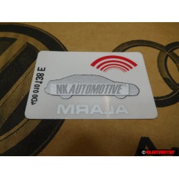 Audi Originale Etichetta 'Anti Theft' - 443010015A