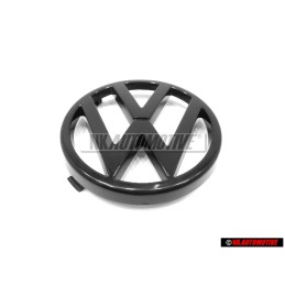 VW Originale Fronte Logo Emblema Simbolo Nero - 165853601A