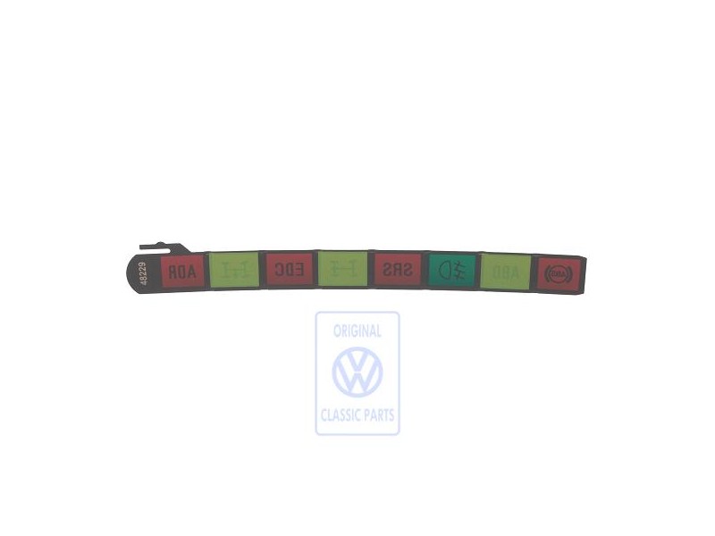 VW Originale Simboli Per Spie Luminose - 2D0919218D