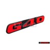 VW Originale G40 Fronte Logo Emblema Scritta Rosso - 871853679D