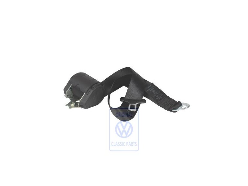 VW Originale Cintura Sicurezza A 3 Punti Nero Satinato - 2D1857816A 01C
