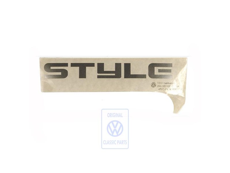 VW Originale Scritta Pellicola Argento - 2K0853685C 1W4