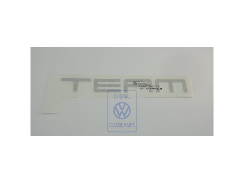 VW Originale Scritta Pellicola Argento - 2K0853686A 1W4