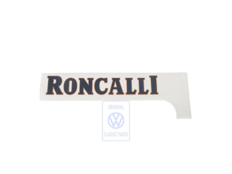 VW Originale Scritta Pellicola Blu/Rosso/Oro - 2K5853685 WL4