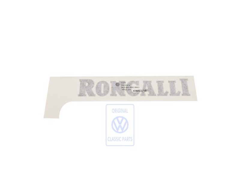 VW Originale Scritta Pellicola Rosso/Blu/Oro - 2K5853686 WK3
