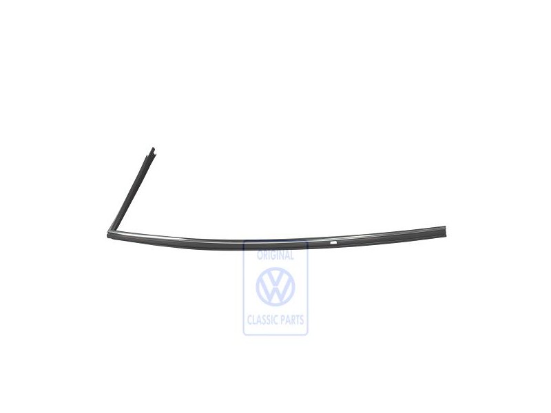 VW Originale Guida Del Finestrino Nero Satinato/Cromo - 321837439M HU1