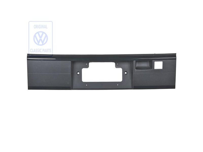 VW Originale Cornice Per Targa Nero Satinato - 333853481A 01C