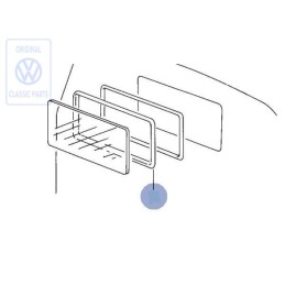 VW Originale Modanatura Per Fiancata Grafite - 333853536 2BC
