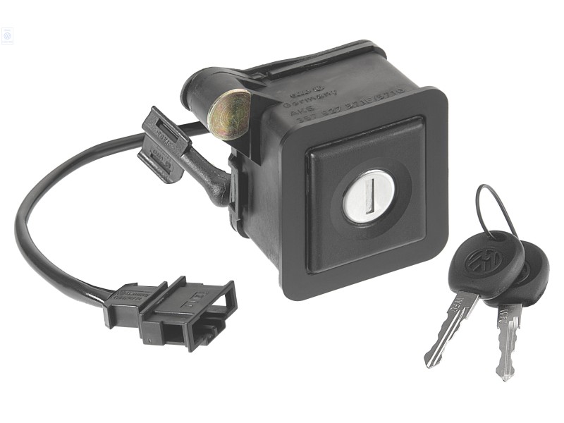 VW Originale Pulsante Con Cilindretto Serratura - 357827571G