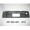 VW Originale Cornice Per Targa Nero Satinato - 357853481 01C